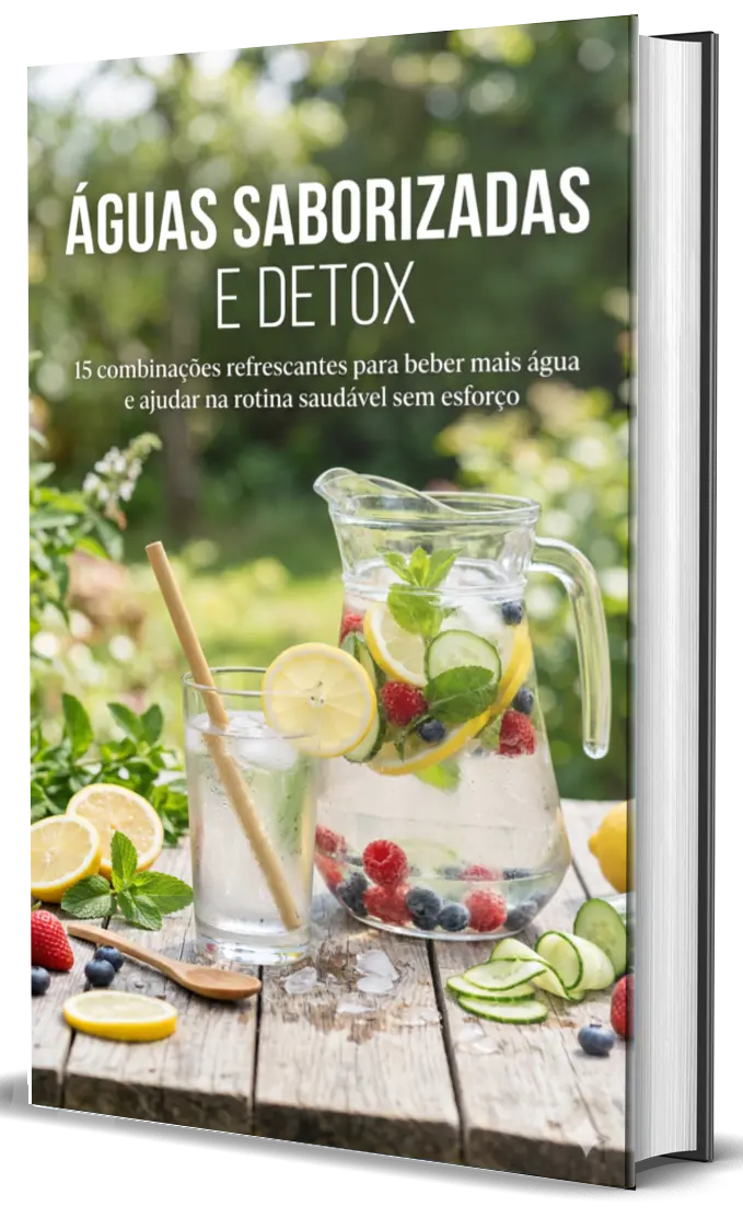 Capa do E-book Águas Saborizadas e Detox