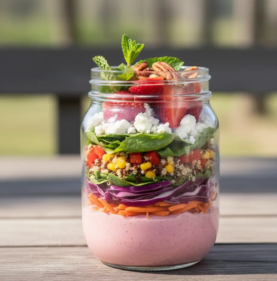 Salada Refrescante de Verão com Folhas